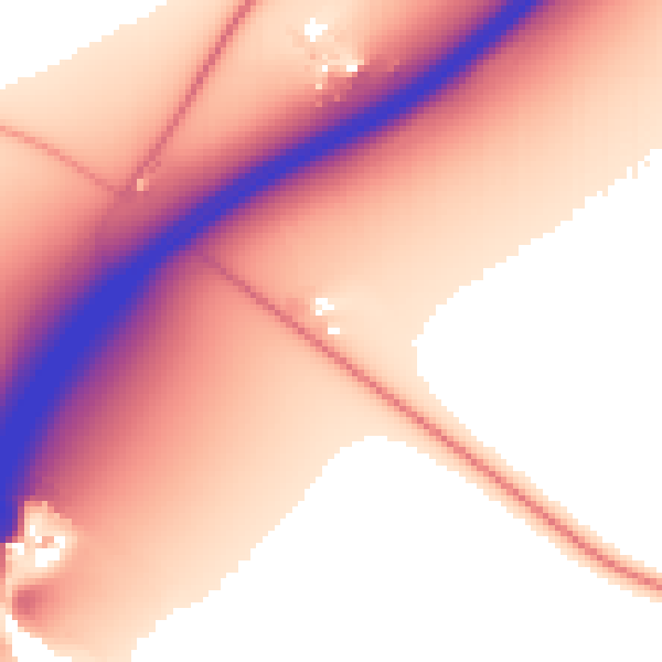Daytime road noise heatmap for IP28 6BP
