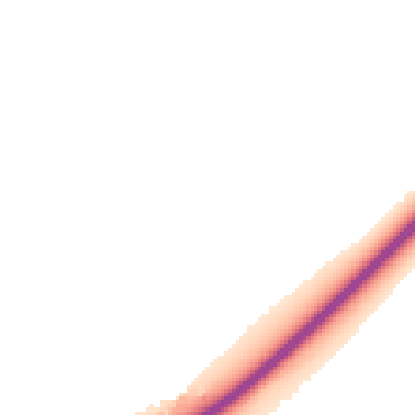 Night-time road noise heatmap for IP28 6BQ
