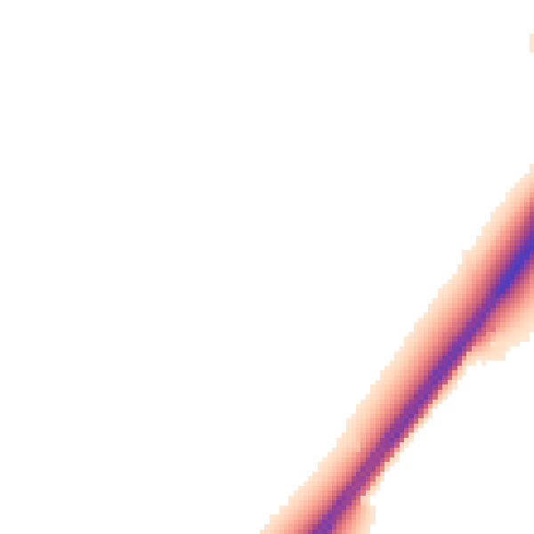 Night-time road noise heatmap for IP28 6BS