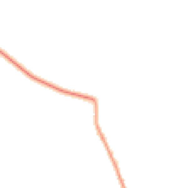 Daytime road noise heatmap for IP28 6DF