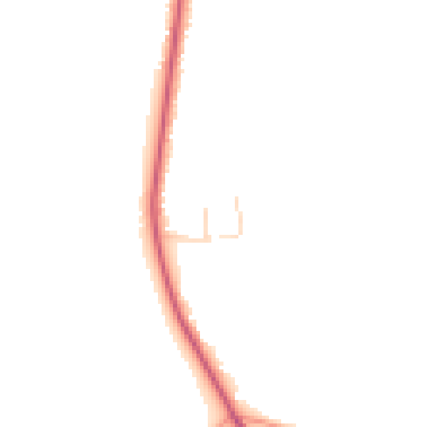 Daytime road noise heatmap for IP28 6EA