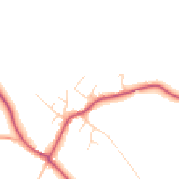 Daytime road noise heatmap for IP28 6JL