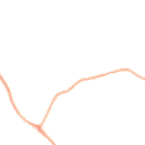 Night-time road noise heatmap for IP28 6JL