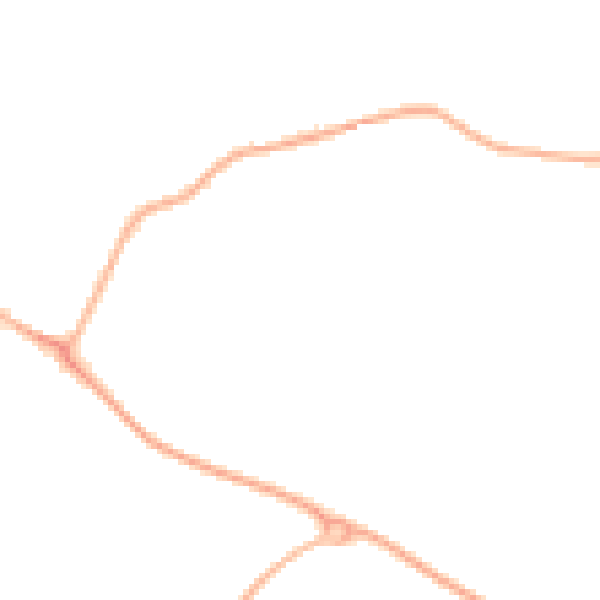 Night-time road noise heatmap for IP28 6JP