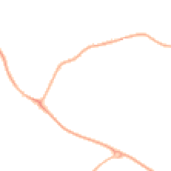 Night-time road noise heatmap for IP28 6JR