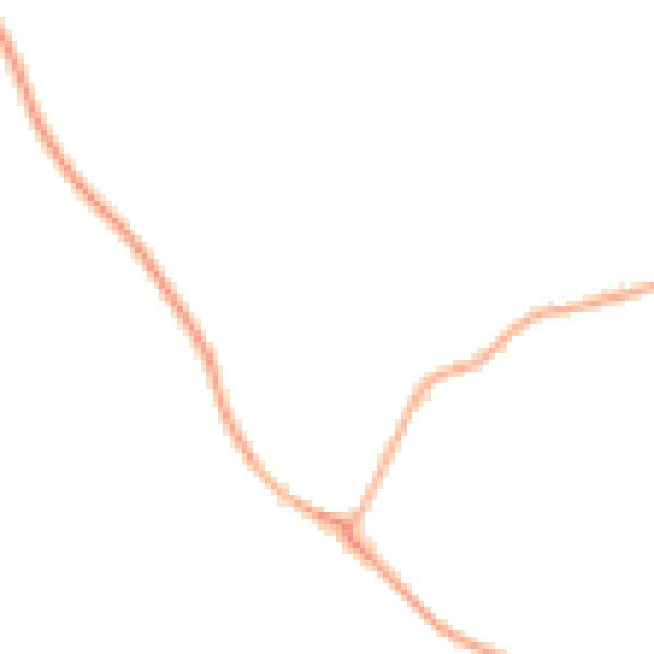 Night-time road noise heatmap for IP28 6JS