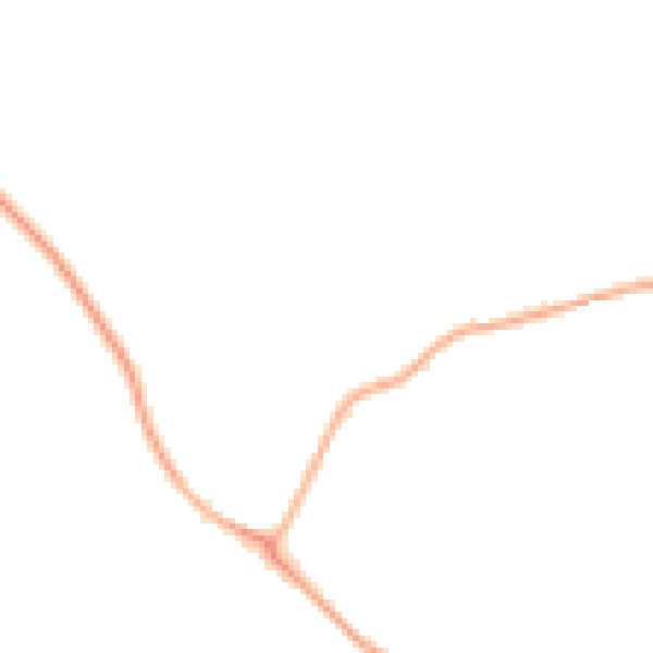 Night-time road noise heatmap for IP28 6JT