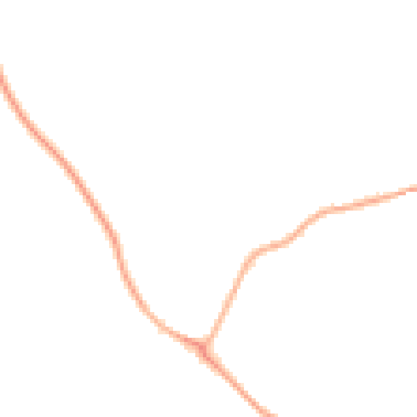 Night-time road noise heatmap for IP28 6JU