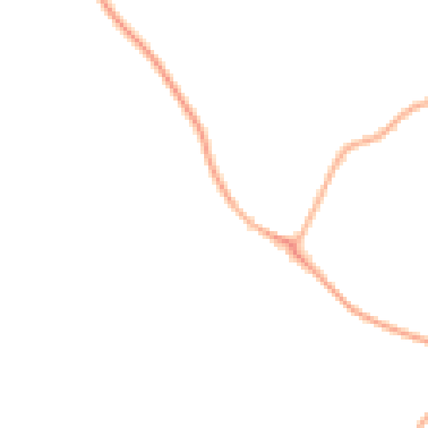 Night-time road noise heatmap for IP28 6LB