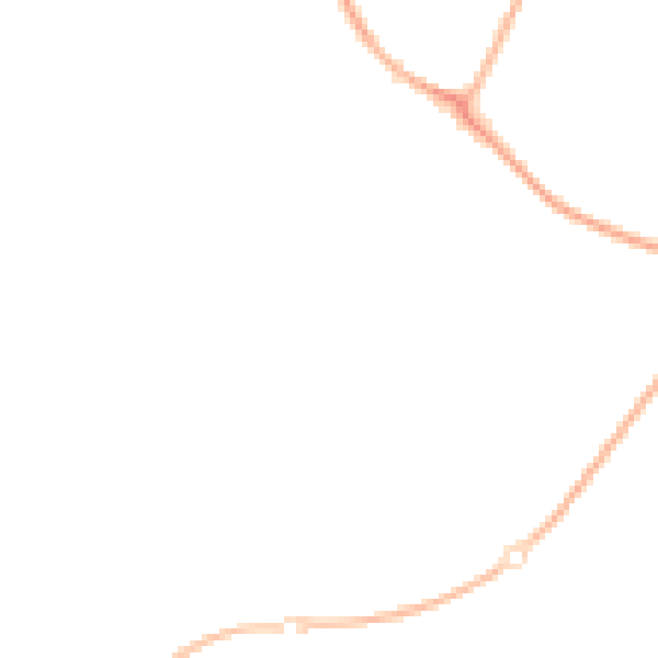 Night-time road noise heatmap for IP28 6LF