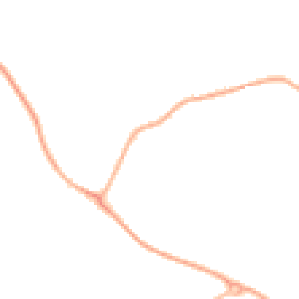 Night-time road noise heatmap for IP28 6LN