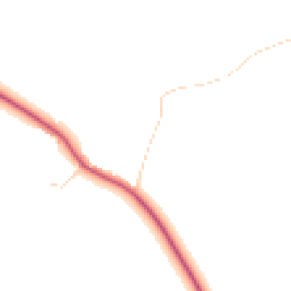 Daytime road noise heatmap for IP28 6LR