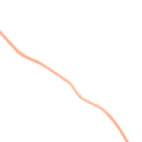 Night-time road noise heatmap for IP28 6LT