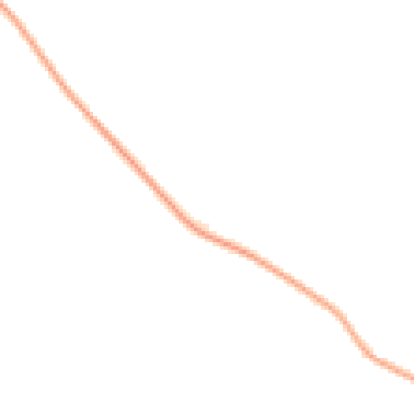 Night-time road noise heatmap for IP28 6LW