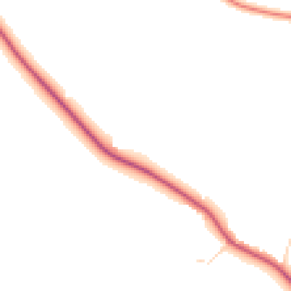 Daytime road noise heatmap for IP28 6LX
