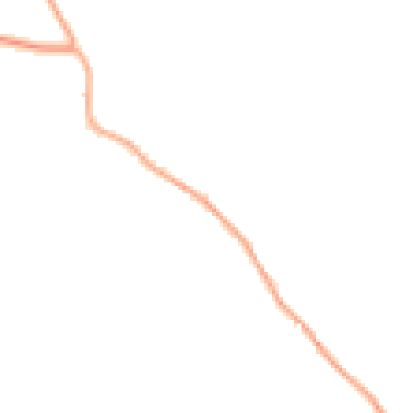 Night-time road noise heatmap for IP28 6PS