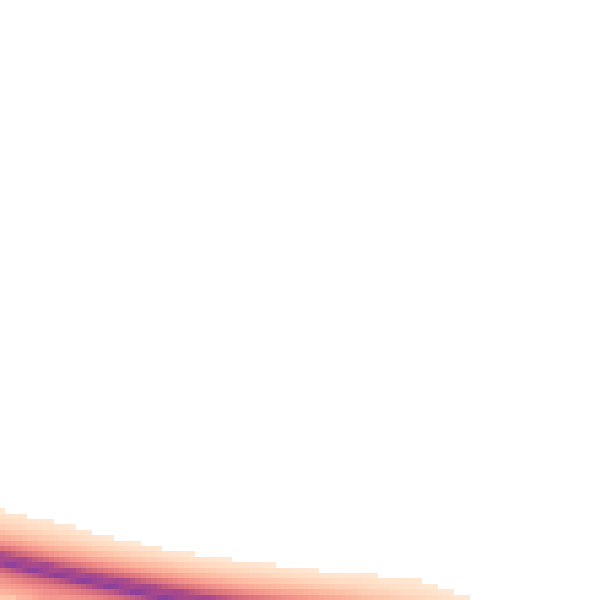 Night-time road noise heatmap for IP28 6RW
