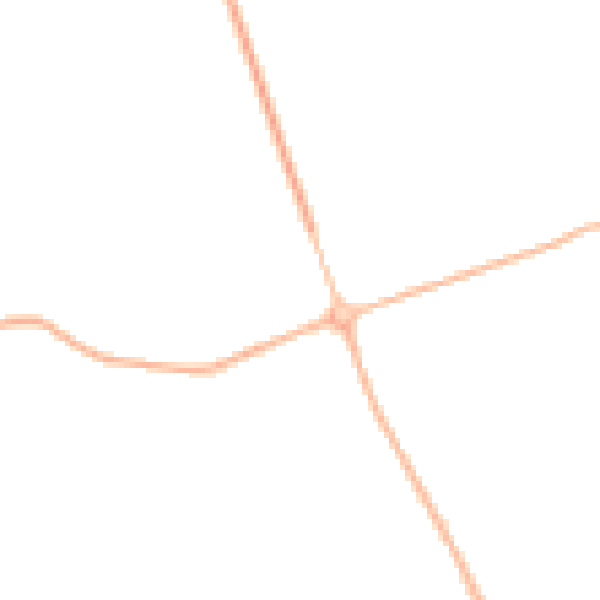 Night-time road noise heatmap for IP28 6TQ