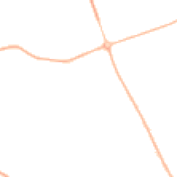 Night-time road noise heatmap for IP28 6TR