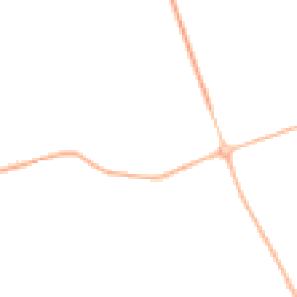 Night-time road noise heatmap for IP28 6UH