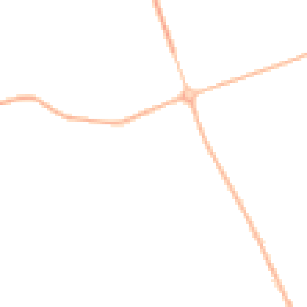 Night-time road noise heatmap for IP28 6XB