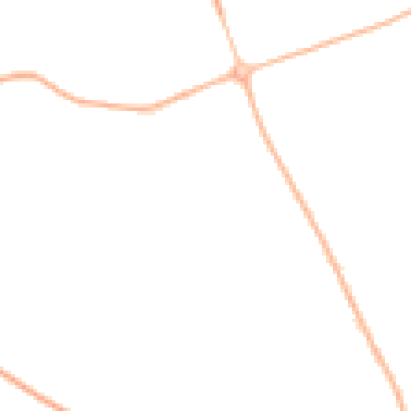 Night-time road noise heatmap for IP28 6XF