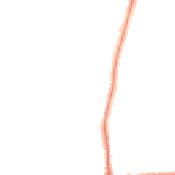 Night-time road noise heatmap for IP28 7QZ