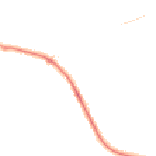 Night-time road noise heatmap for IP28 8AG