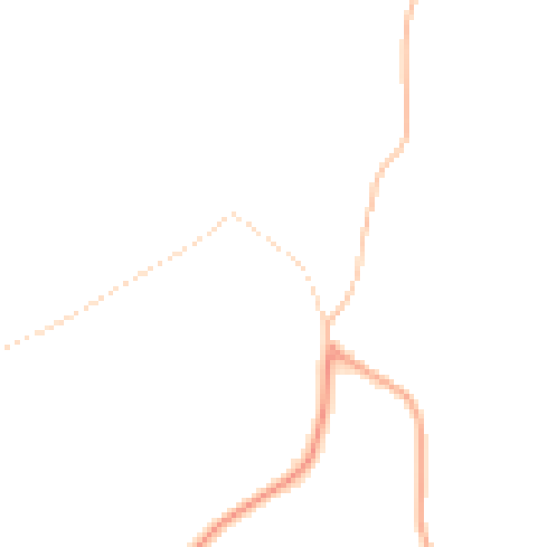 Daytime road noise heatmap for IP28 8DF