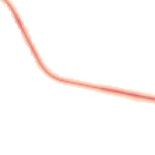 Night-time road noise heatmap for IP28 8ED