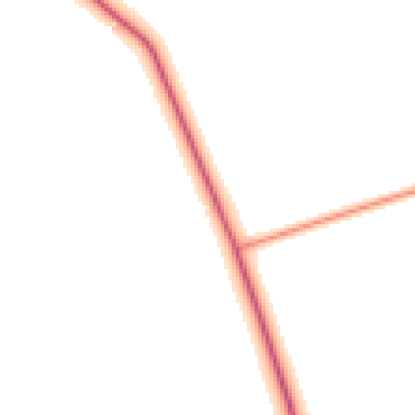 Daytime road noise heatmap for IP28 8EF