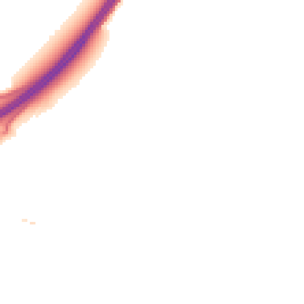 Night-time road noise heatmap for IP28 8GD