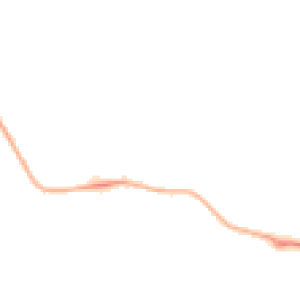 Night-time road noise heatmap for IP28 8HL