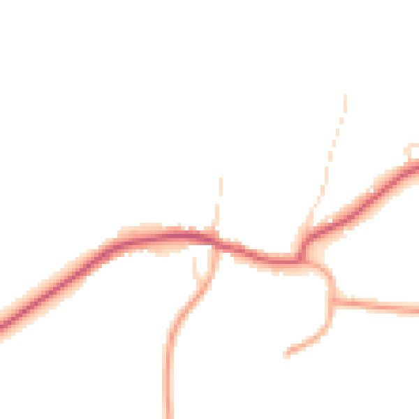 Daytime road noise heatmap for IP28 8JD