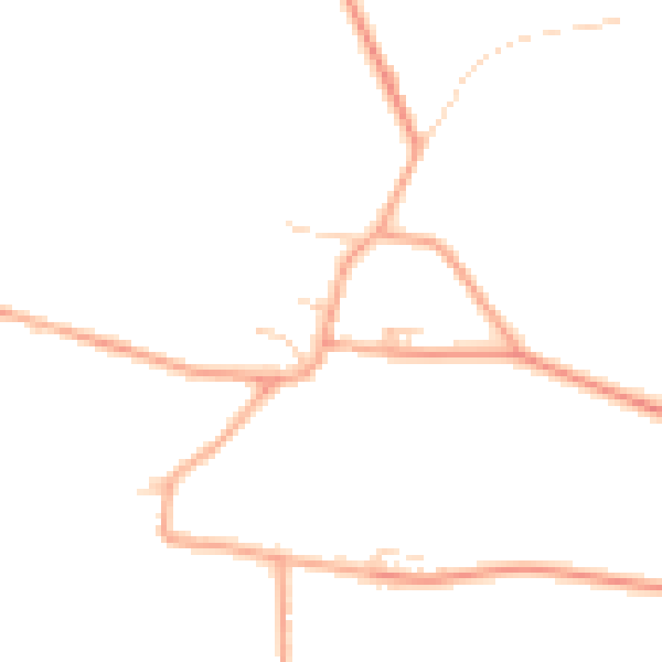 Daytime road noise heatmap for IP28 8NP