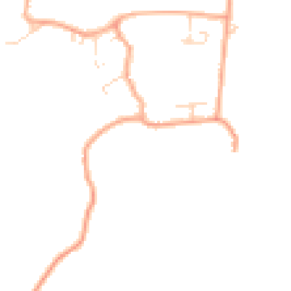 Daytime road noise heatmap for IP28 8PS