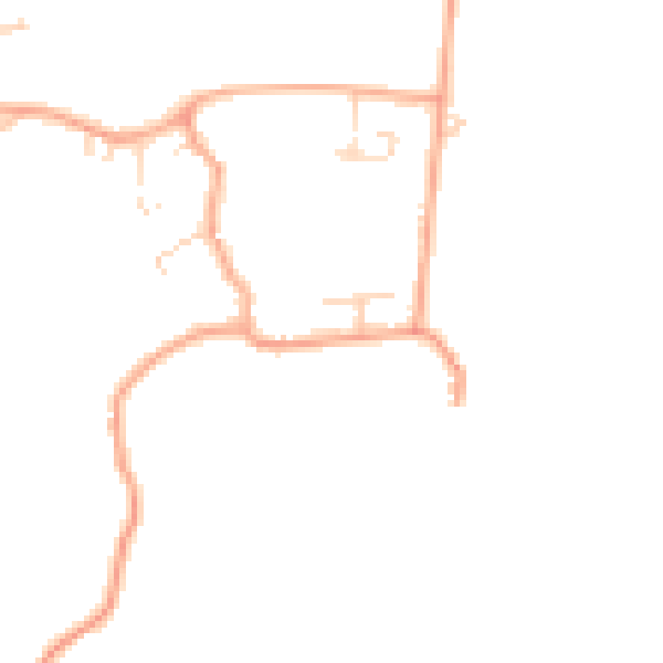 Daytime road noise heatmap for IP28 8PW