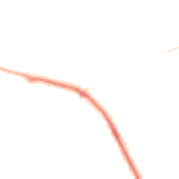 Night-time road noise heatmap for IP28 8RL