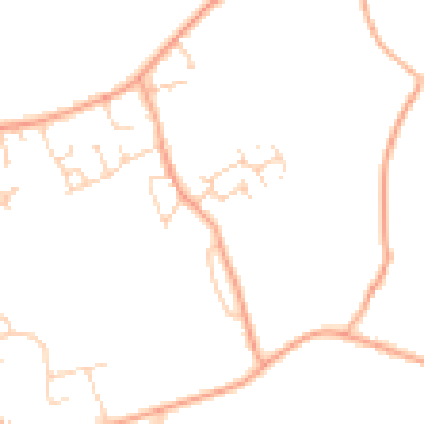 Daytime road noise heatmap for IP28 8WB