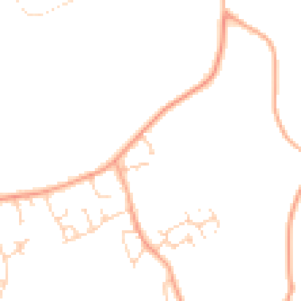 Daytime road noise heatmap for IP28 8WE