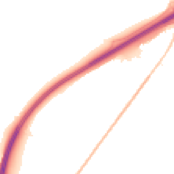 Night-time road noise heatmap for IP28 8WT