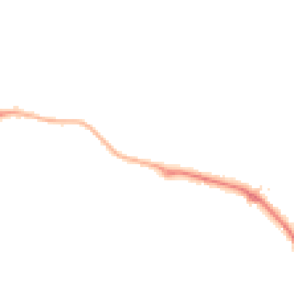 Night-time road noise heatmap for IP28 8YD