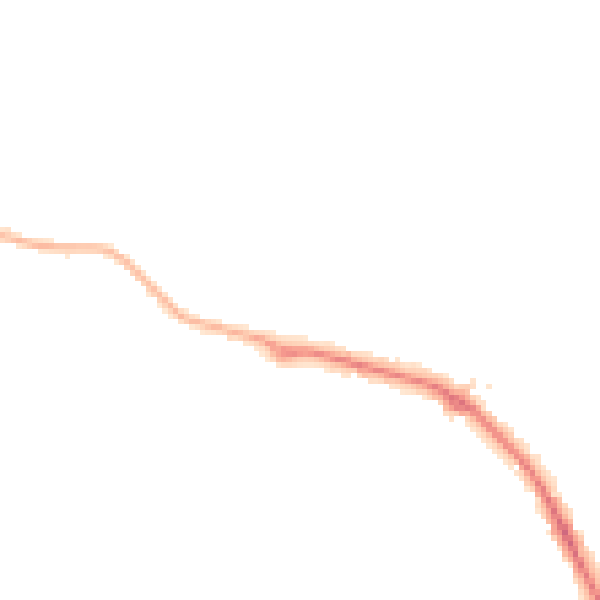 Night-time road noise heatmap for IP28 8YN
