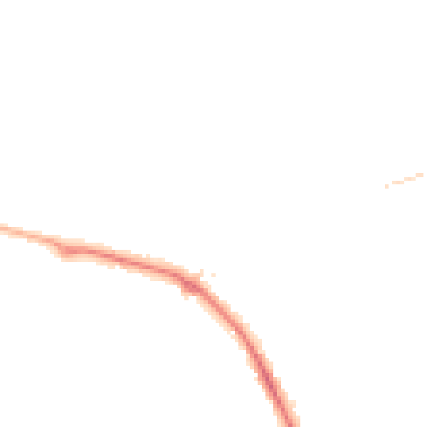 Night-time road noise heatmap for IP28 8ZH