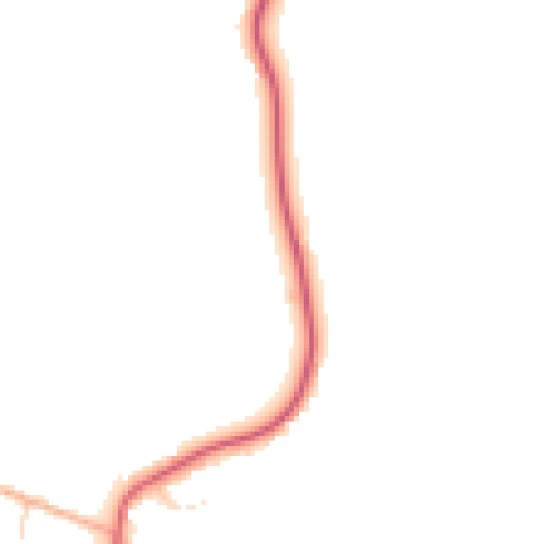 Daytime road noise heatmap for IP29 4AH