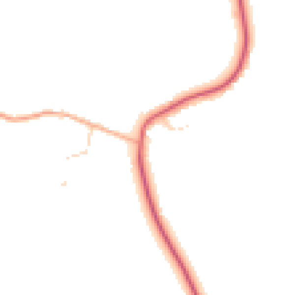 Daytime road noise heatmap for IP29 4AN