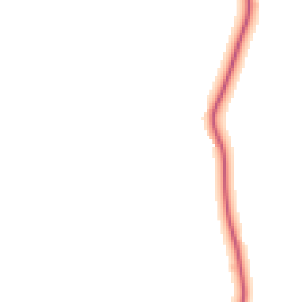 Daytime road noise heatmap for IP29 4AQ