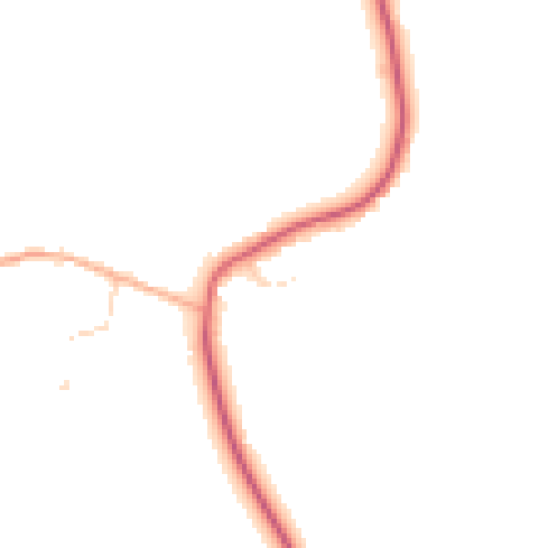 Daytime road noise heatmap for IP29 4BA