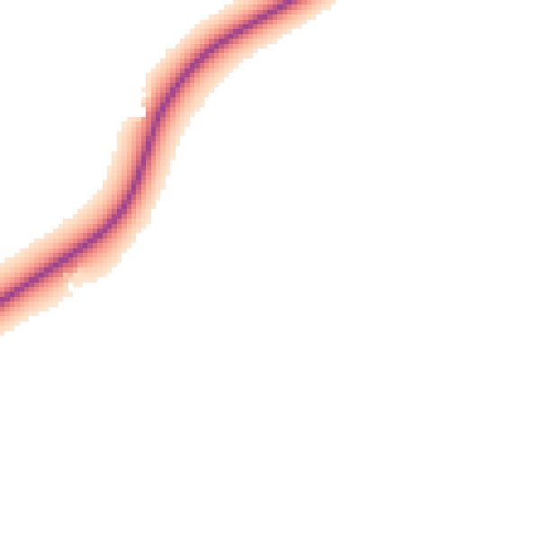 Daytime road noise heatmap for IP29 4BT