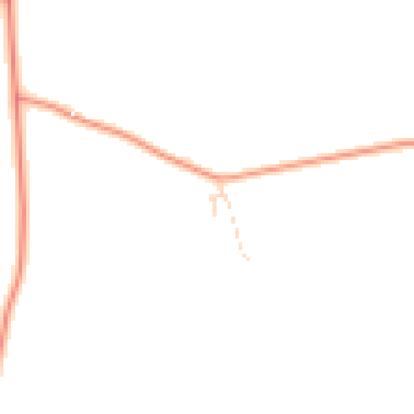 Daytime road noise heatmap for IP29 4DA